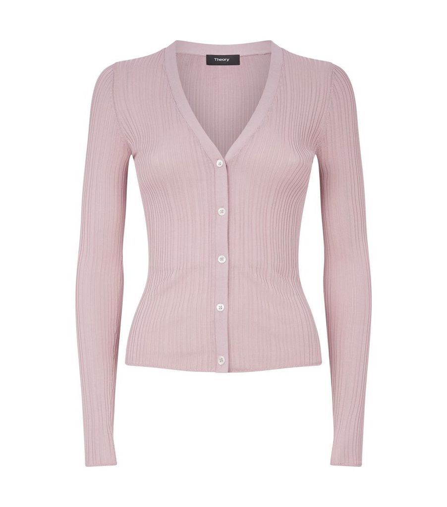 Pointelle Buttoned Cardigan