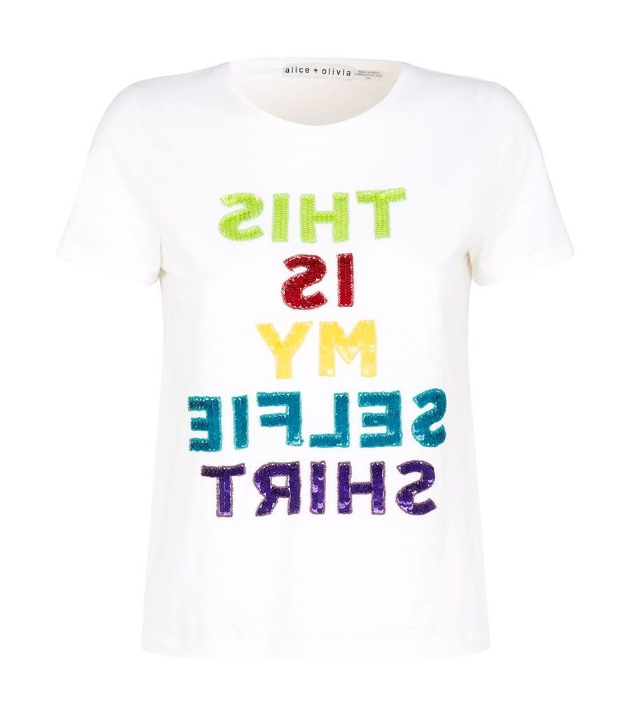 Rylyn Embellished Slogan T-Shirt
