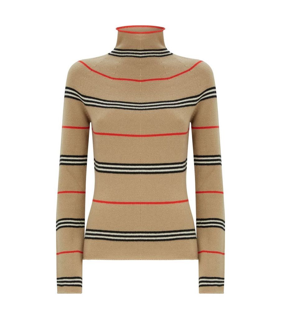 Cashmere Icon Stripe Sweater