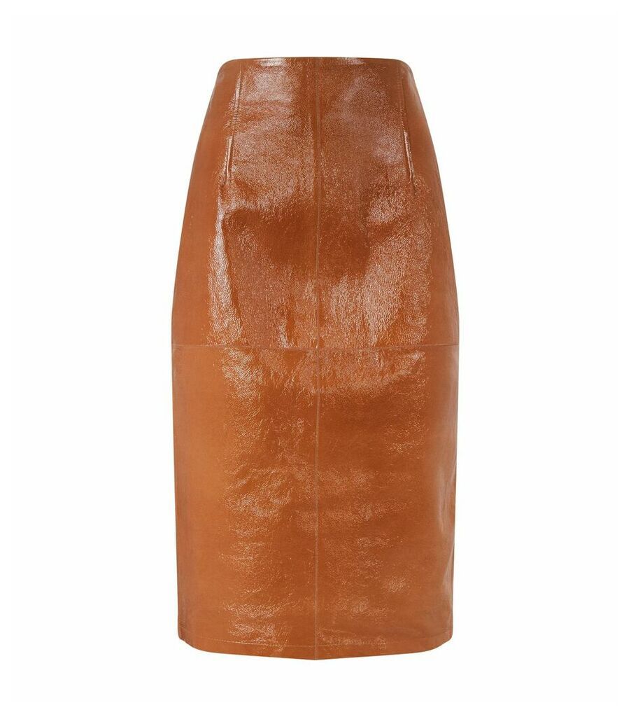 Leather Pencil Skirt