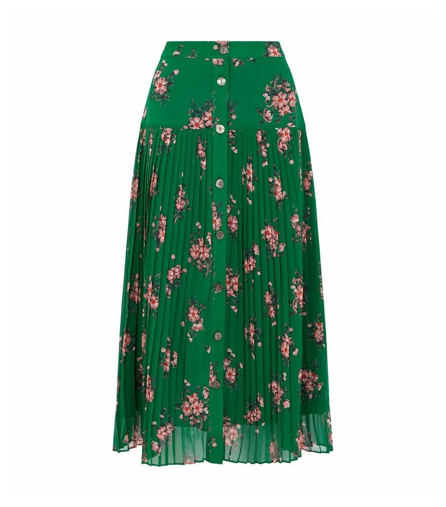 Floral Pleated Kristi Skirt