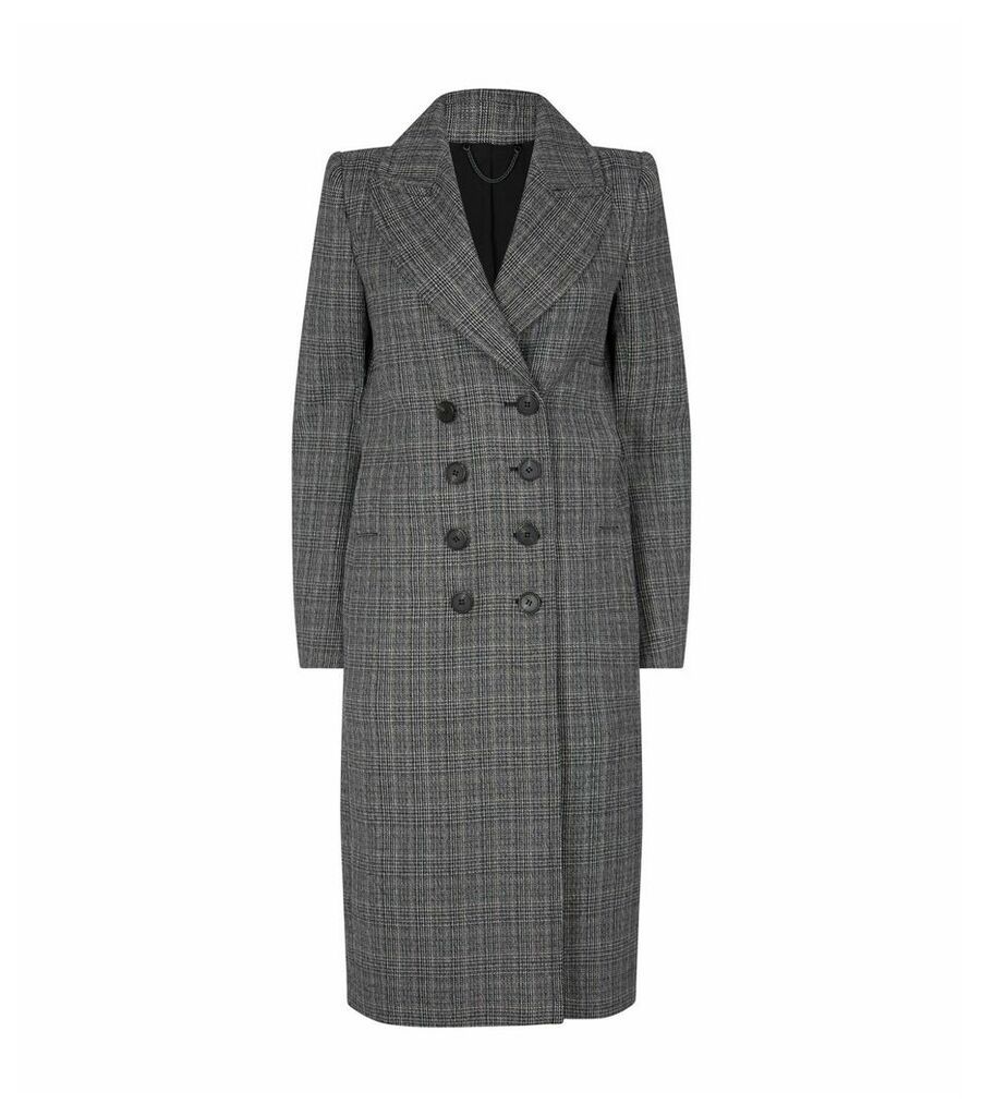 Blair Double-Breasted Check Coat