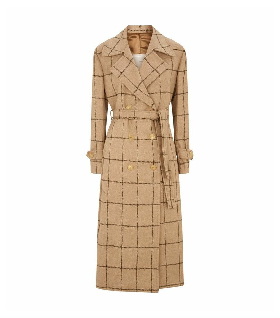 Christie Check Trench Coat