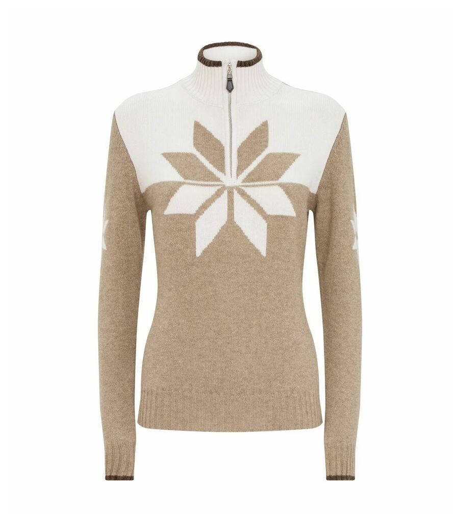 Cashmere Snowflake Sweater