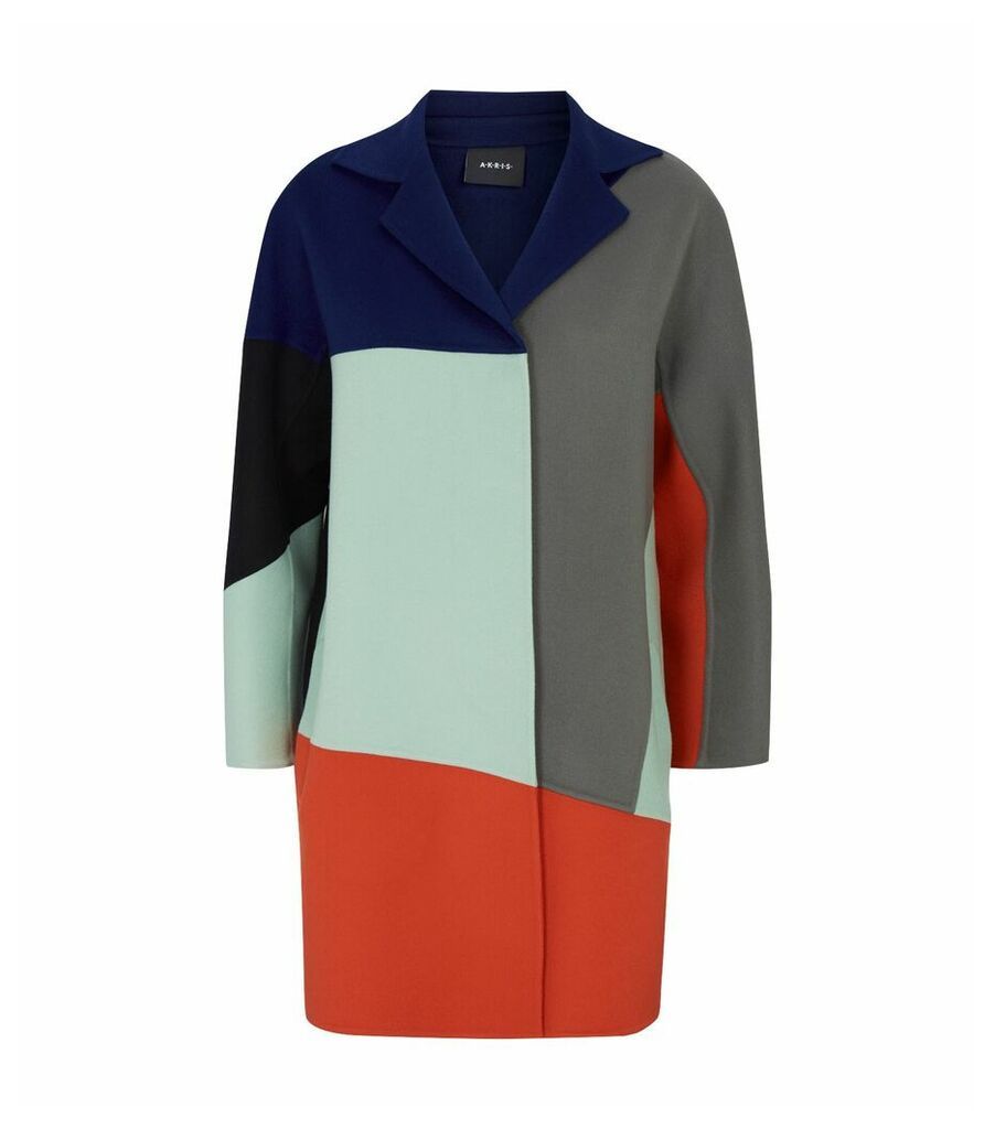 Cashmere Colour-Block Coat