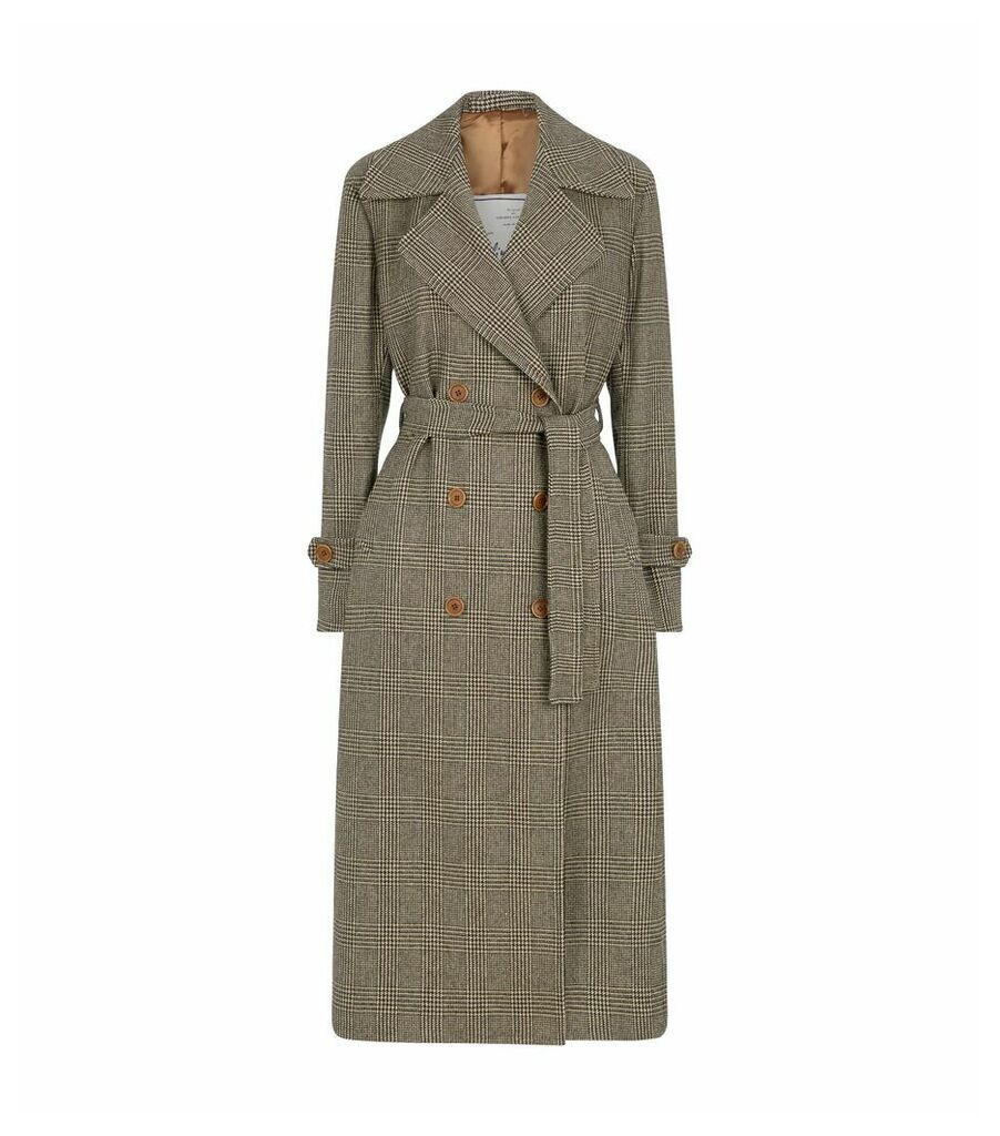 Christie Check Trench Coat