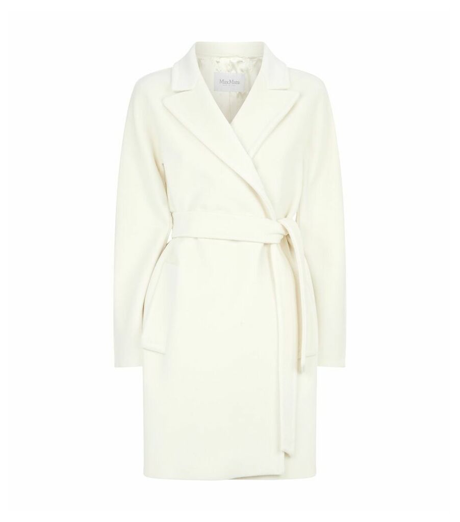 Wool-Cashmere Belted Coat