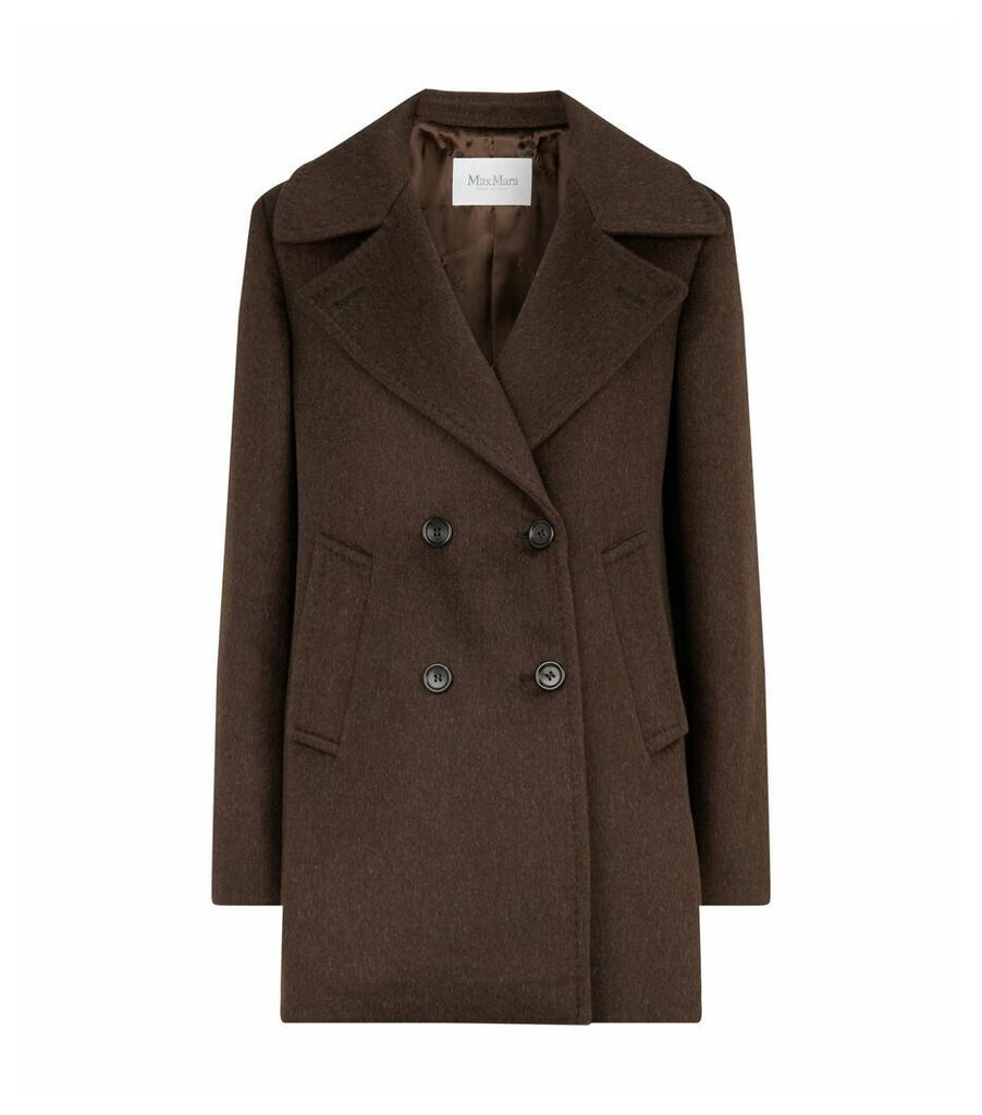 Cashmere-Wool Belted Coat