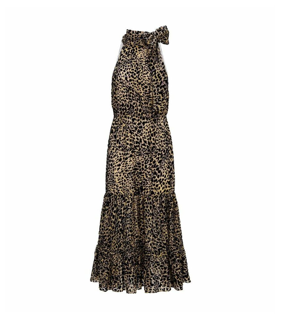 Eleanor Leopard Print Maxi Dress