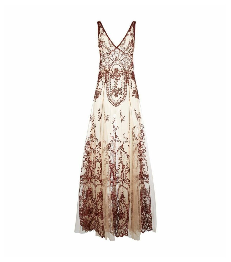 Lace Embroidered Nightdress