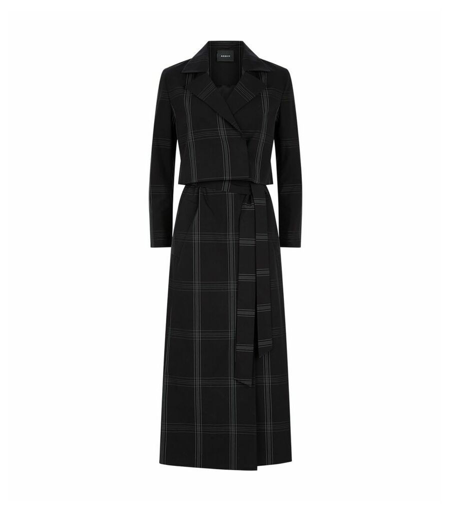Edina Two-in-One Check Coat