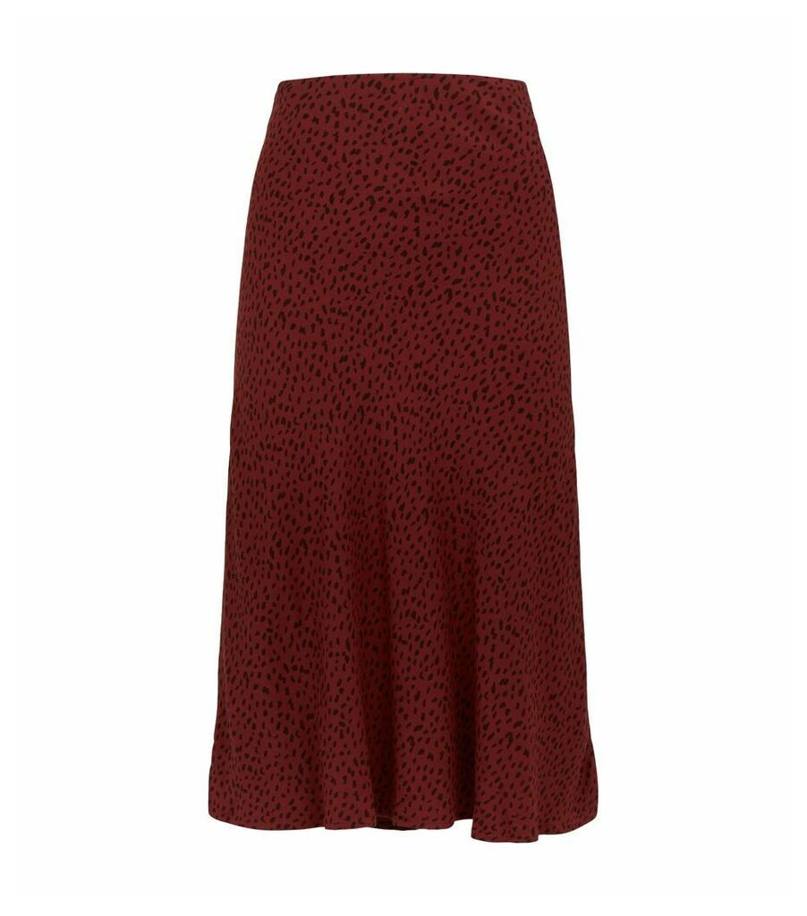 Rust Spotted London Skirt