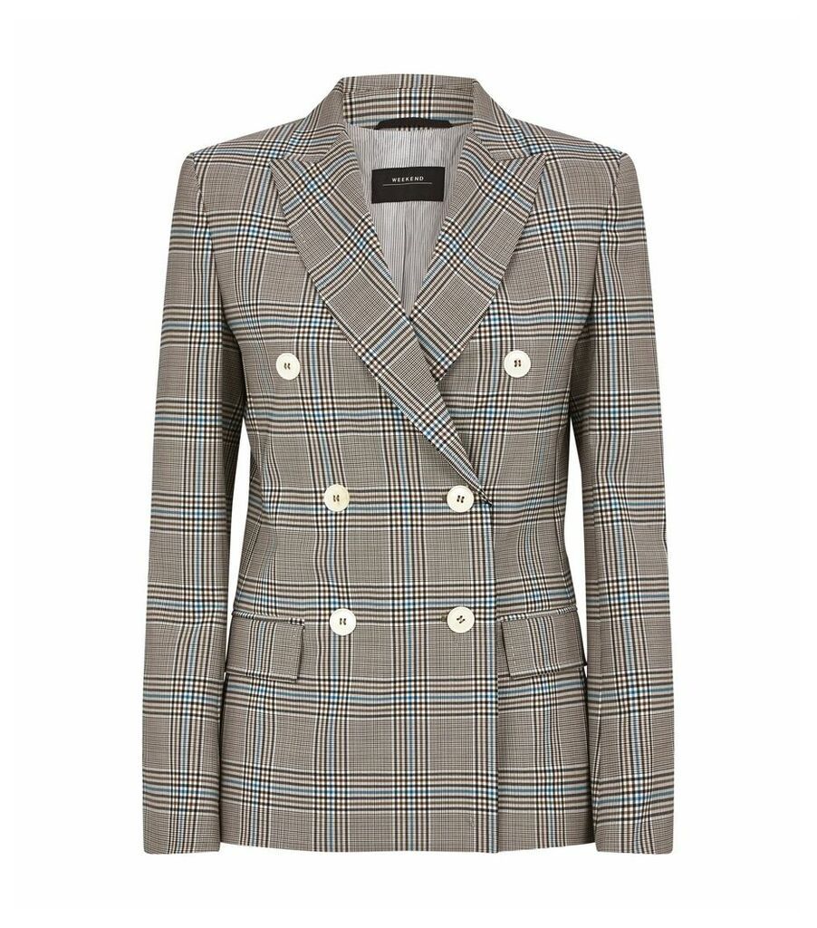 Prince of Wales Double-Breasted Blazer