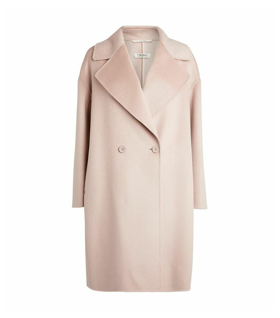 Double-Breasted Wool-Cashmere Coat