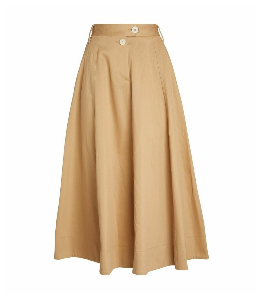 Cotton Chino Skirt