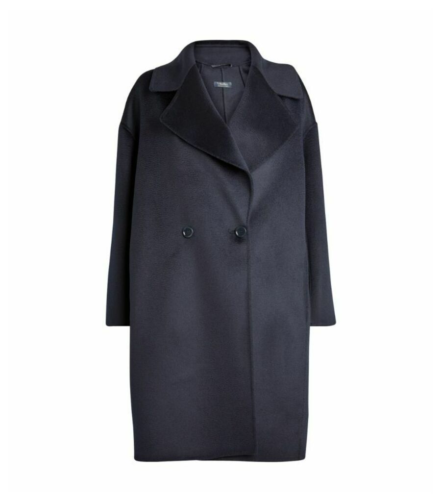 Max Mara Double-Breasted Wool-Cashmere Coat