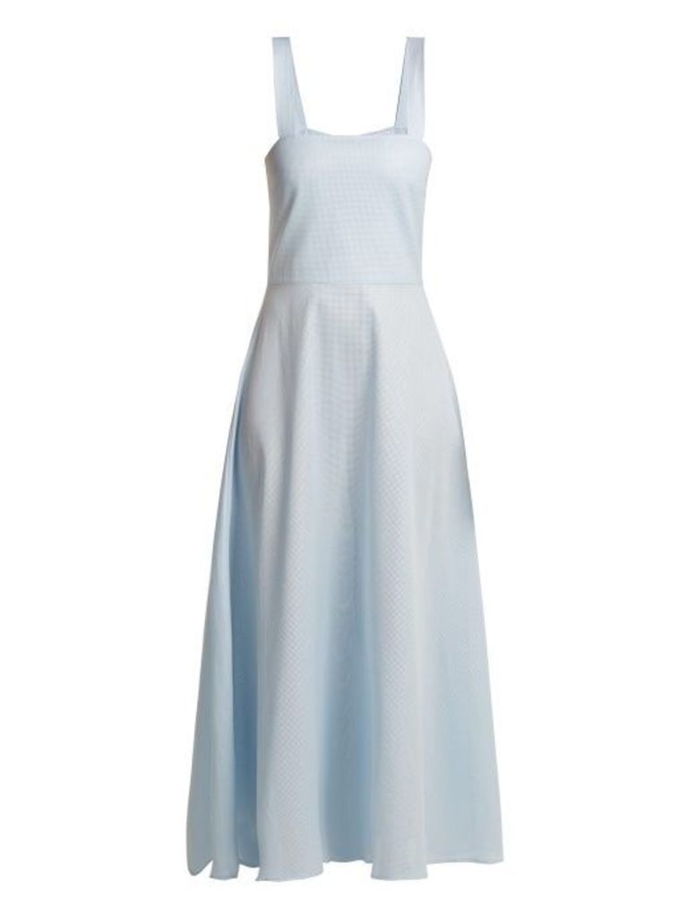 Gioia Bini - Lucinda Cotton Maxi Dress - Womens - Light Blue