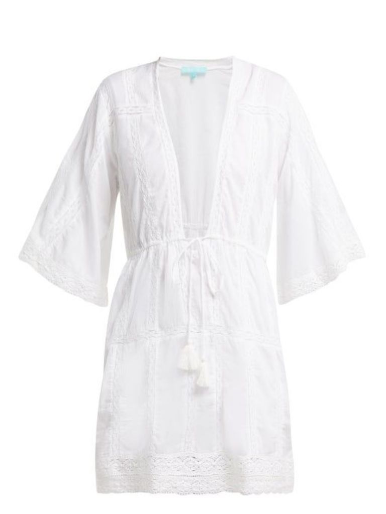 Melissa Odabash - Jade Crochet Cotton Mini Dress - Womens - White