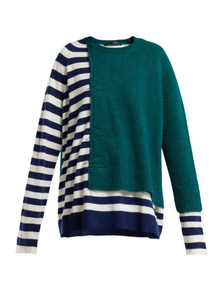 Haider Ackermann - Muscari Striped Sweater - Womens - Green