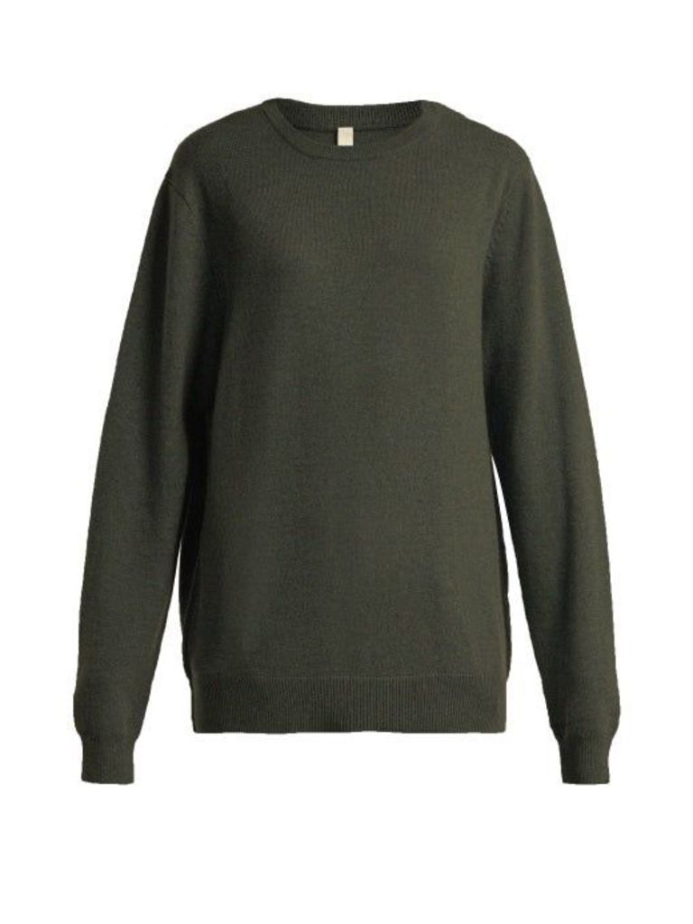 Extreme Cashmere - No. 36 Be Classic Cashmere Blend Sweater - Womens - Khaki