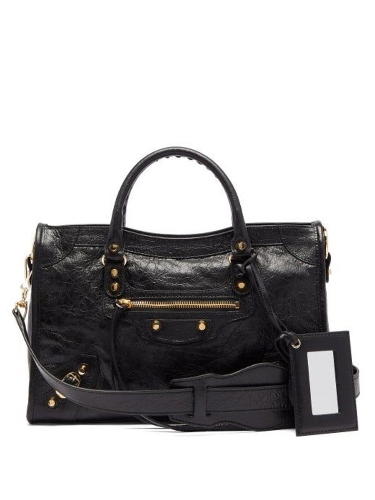 Balenciaga - Classic City Leather Shoulder Bag - Womens - Black