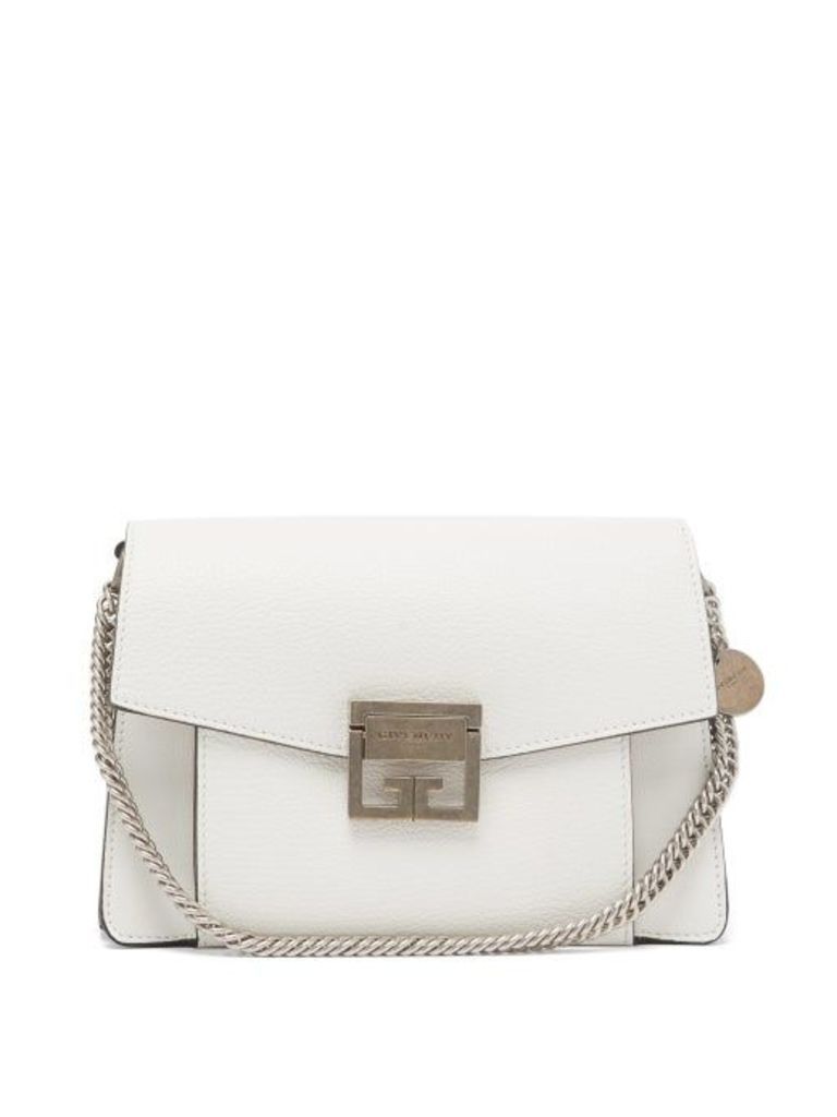 Givenchy - Gv3 Small Leather Cross-body Bag - Womens - White