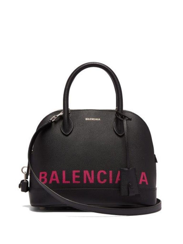 Balenciaga - Ville S Leather Bag - Womens - Black Multi