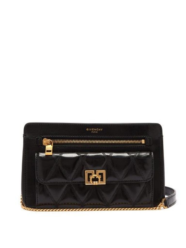 Givenchy - Pocket Leather Cross Body Bag - Womens - Black