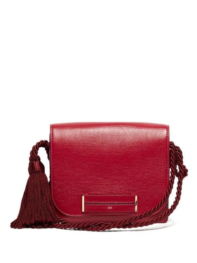 Hillier Bartley - Logo Stamp Leather Shoulder Bag - Womens - Red