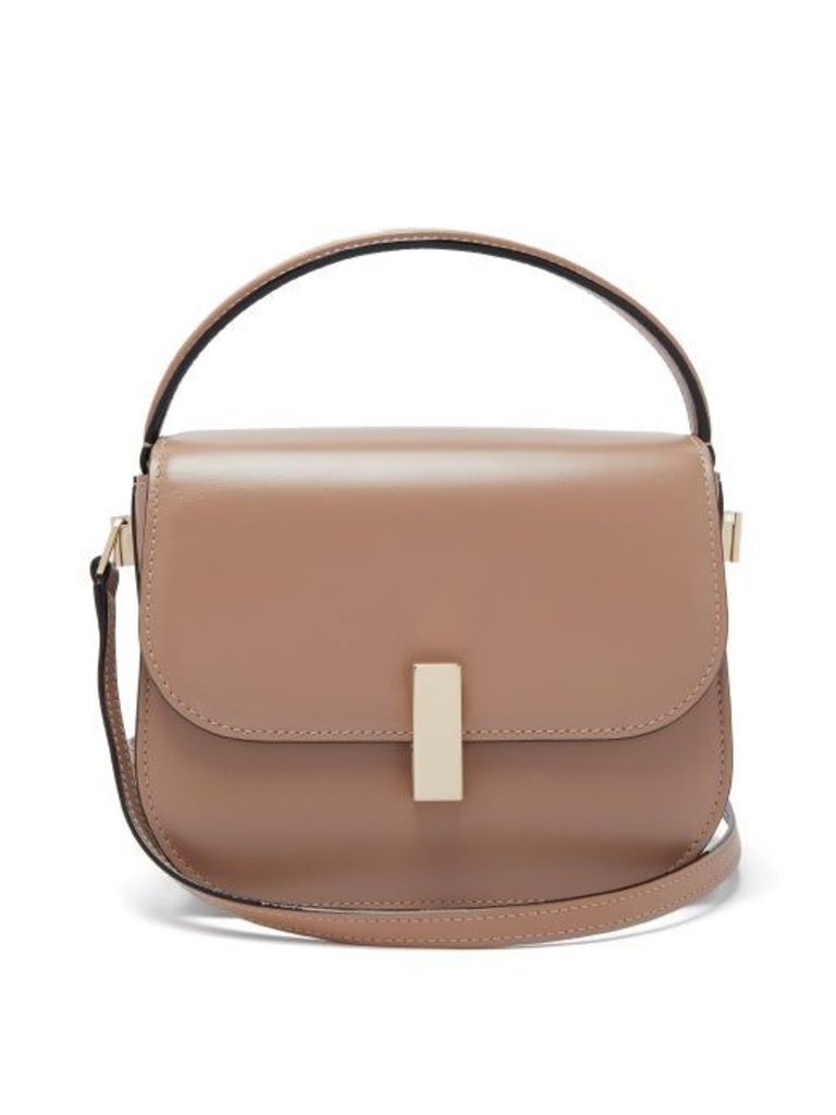 Valextra - Iside Grained-leather Cross-body Bag - Womens - Beige