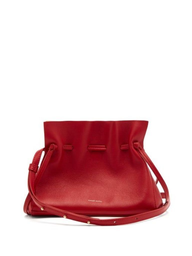 Mansur Gavriel - Mini Protea Leather Cross-body Bag - Womens - Red Multi