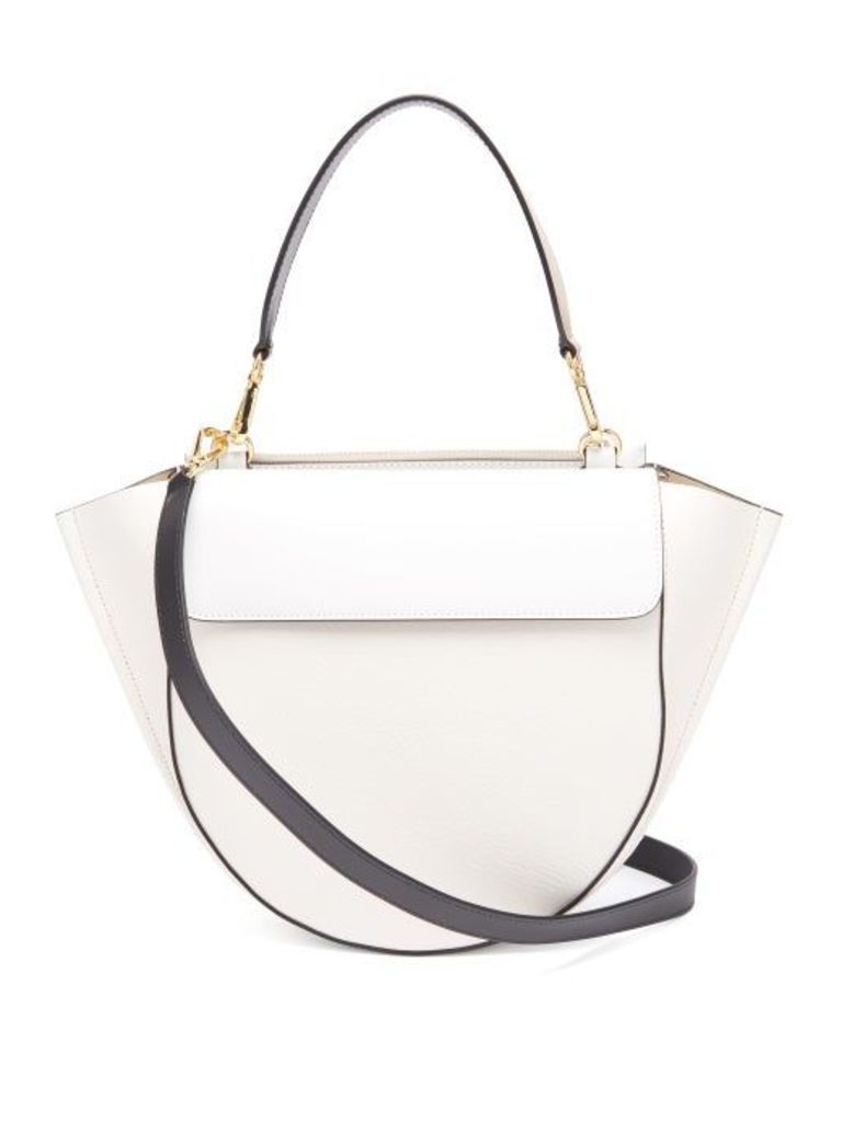 Wandler - Hortensia Medium Leather Shoulder Bag - Womens - White