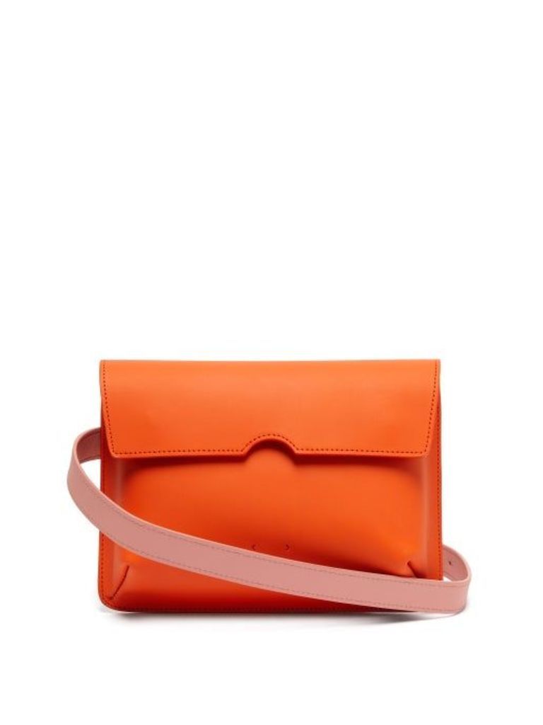 Pb 0110 - Ab65 Leather Belt Bag - Womens - Orange Multi