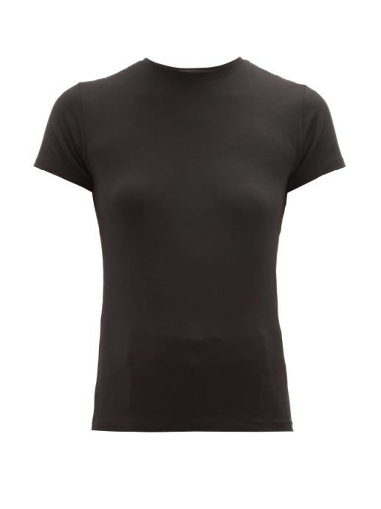 Atm - Baby Slubbed Cotton-jersey T-shirt - Womens - Black