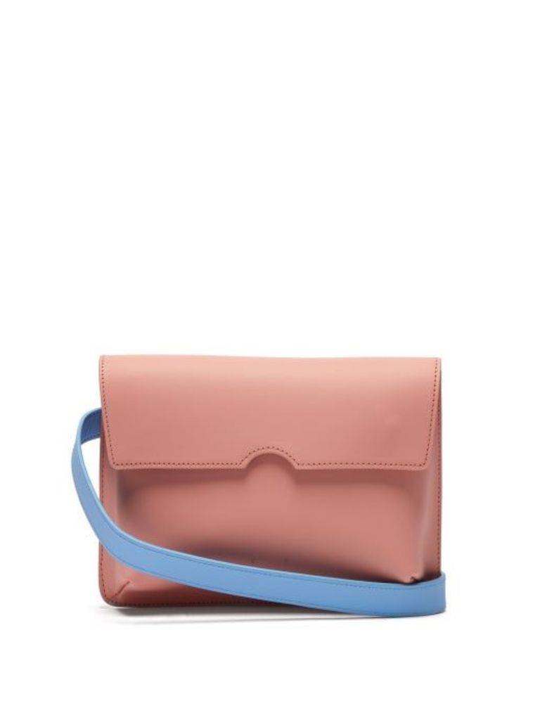 Pb 0110 - Ab65 Leather Belt Bag - Womens - Pink Multi