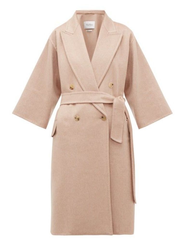 Max Mara - Risorsa Wrap Coat - Womens - Light Pink