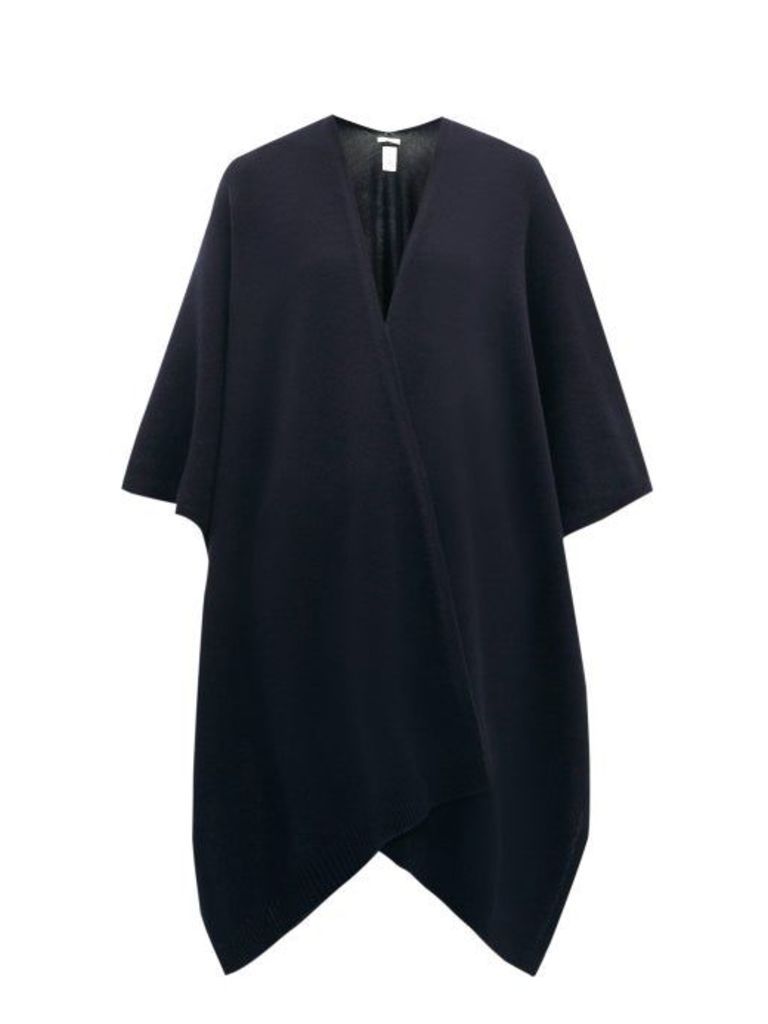 The Row - Hern Cashmere Cape - Womens - Navy
