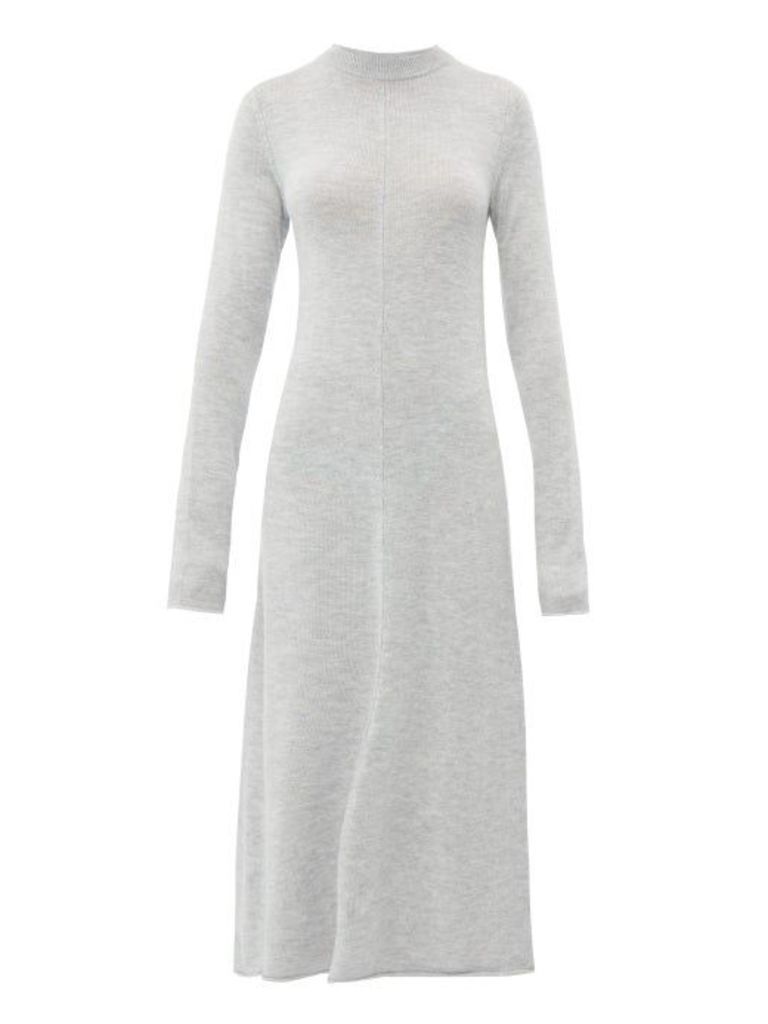 Joseph - Merino Wool Midi Dress - Womens - Grey