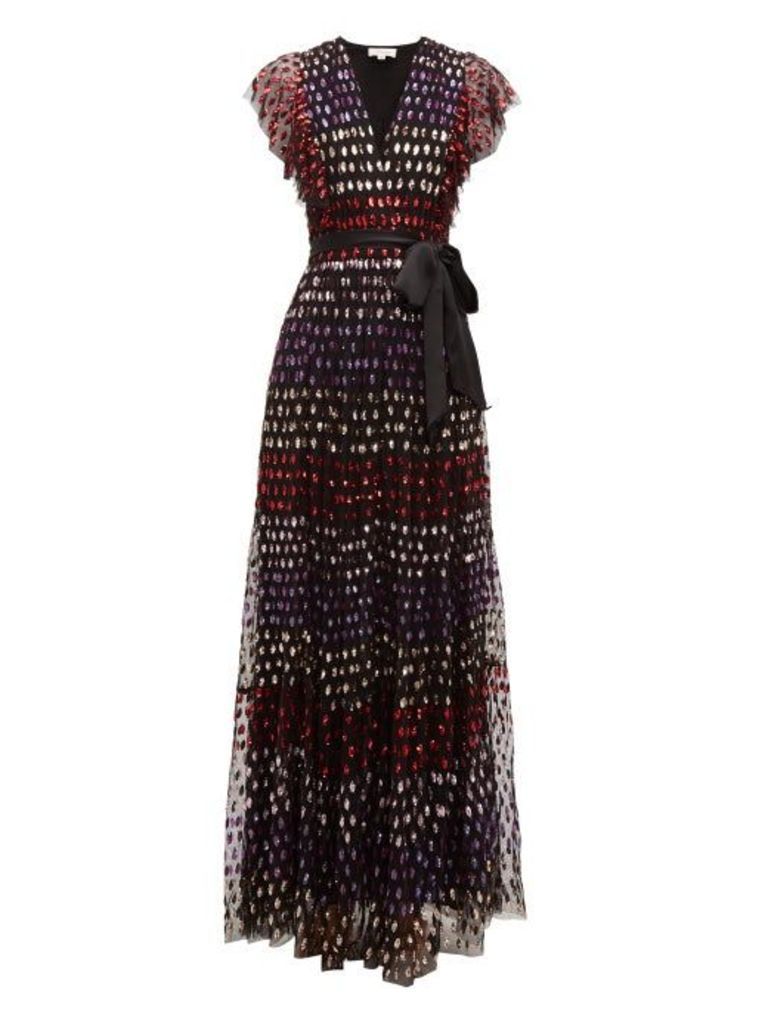 Temperley London - Wendy Sequinned Tulle Dress - Womens - Multi