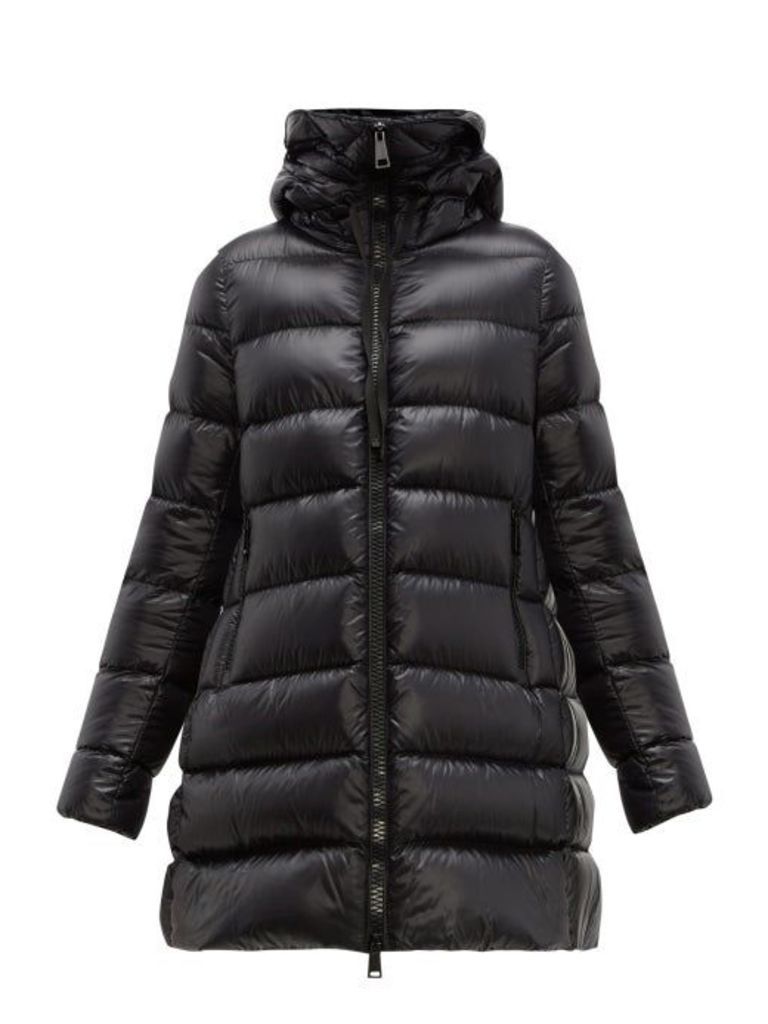 Moncler - Suyen A Line Quilted Down Coat - Womens - Black