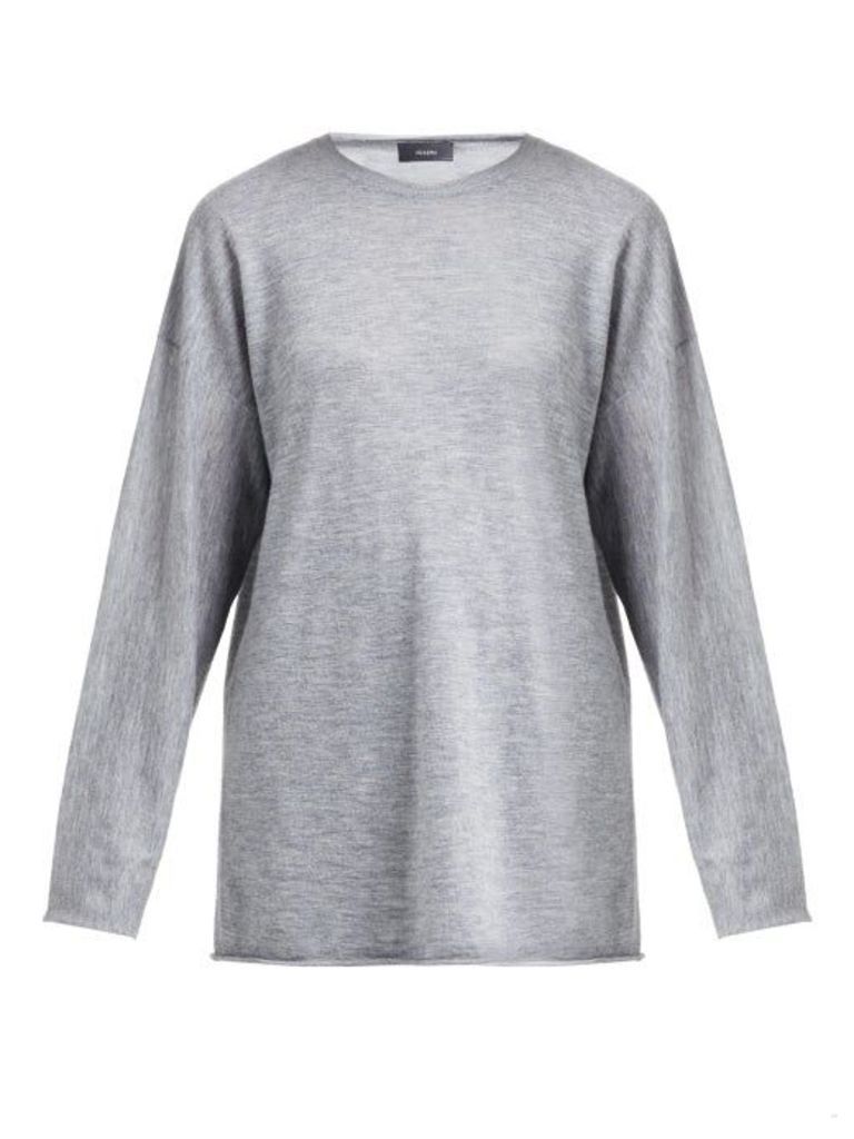 Joseph - Oversized Cashmere Sweater - Womens - Grey