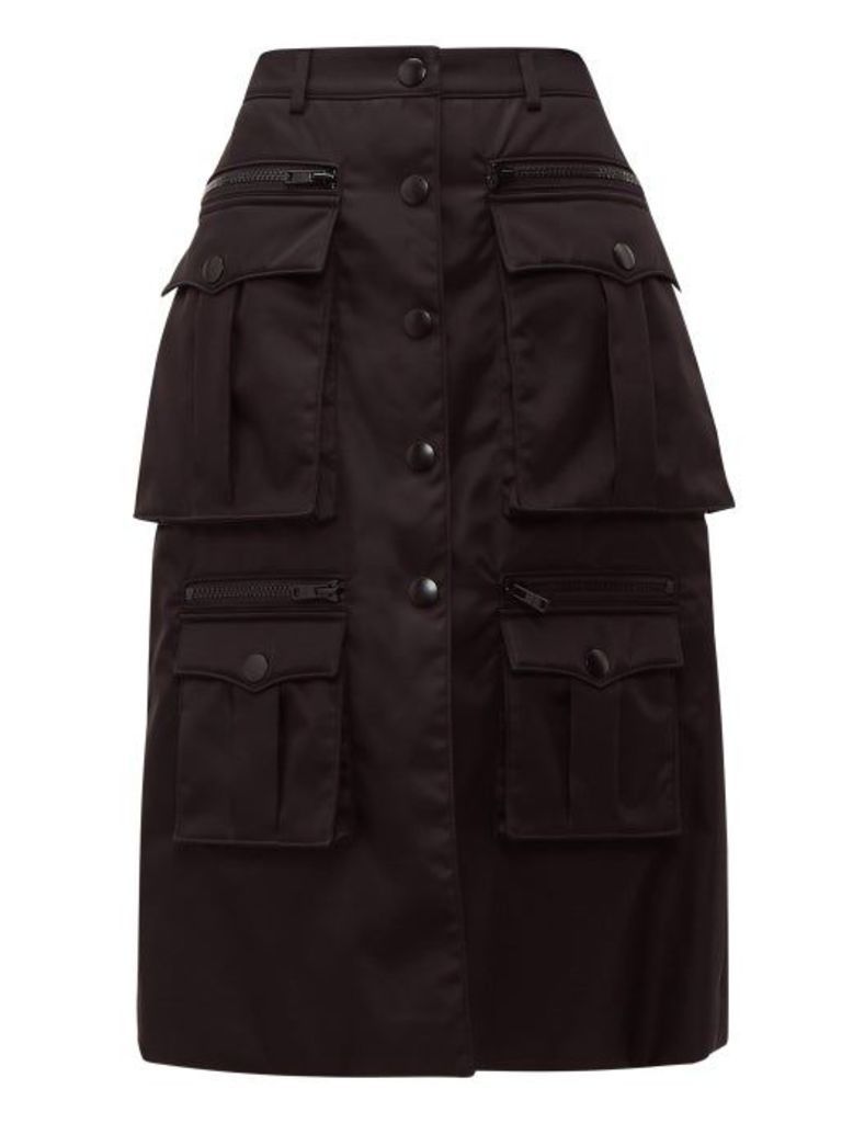 Prada - Statement Pocket Nylon Cargo Skirt - Womens - Black