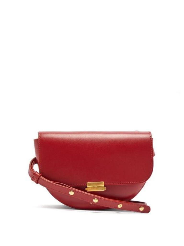 Wandler - Anna Buckle Leather Belt Bag - Womens - Red