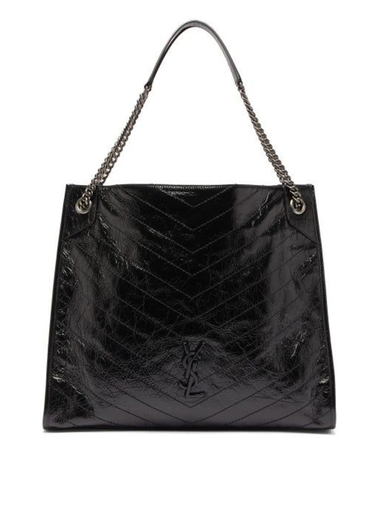Saint Laurent - Niki Large Quilted-leather Tote Bag - Womens - Black