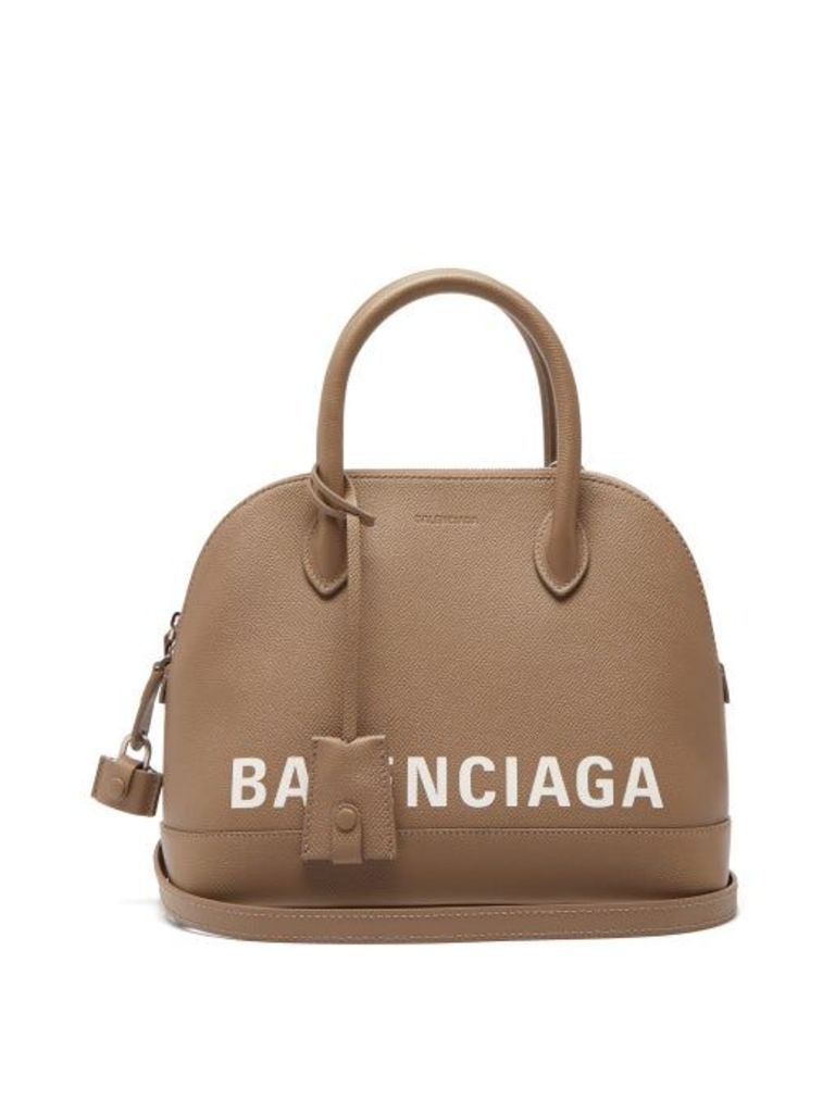 Balenciaga - Ville Small Leather Cross Body Bag - Womens - Mid Beige