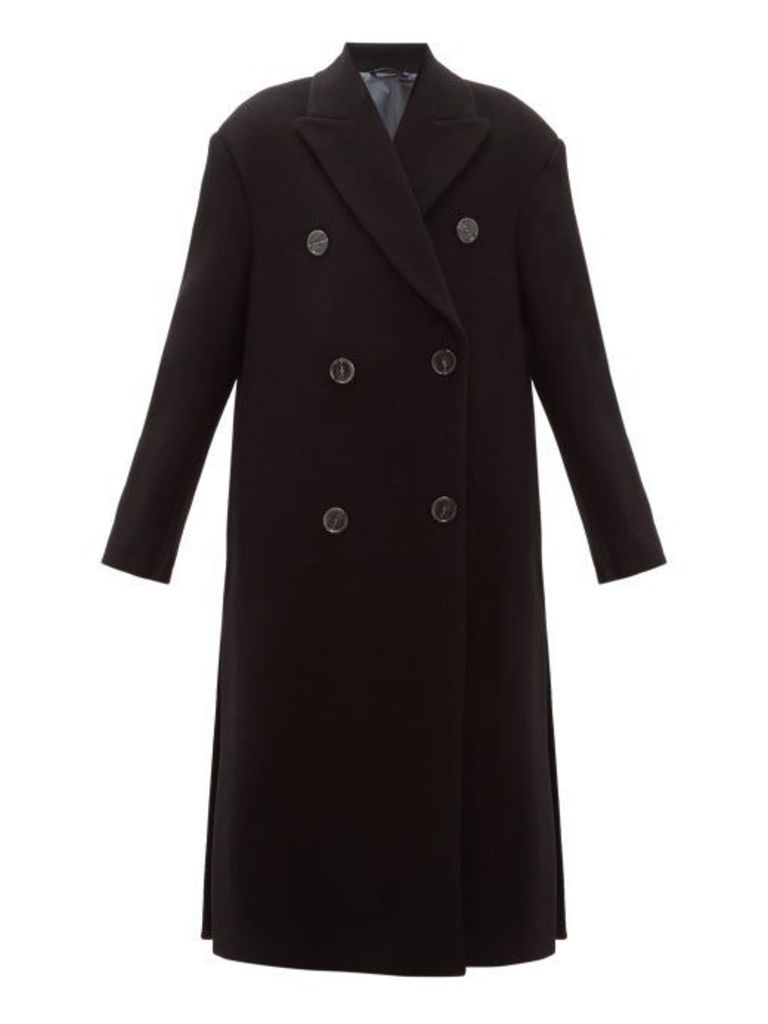 Acne Studios - Octania Oversized Double-breasted Wool-blend Coat - Womens - Black