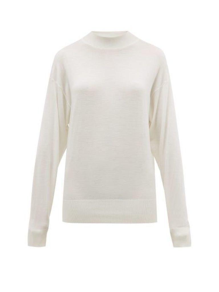 The Row - Taryn Oversized Bouclé Sweater - Womens - Ivory