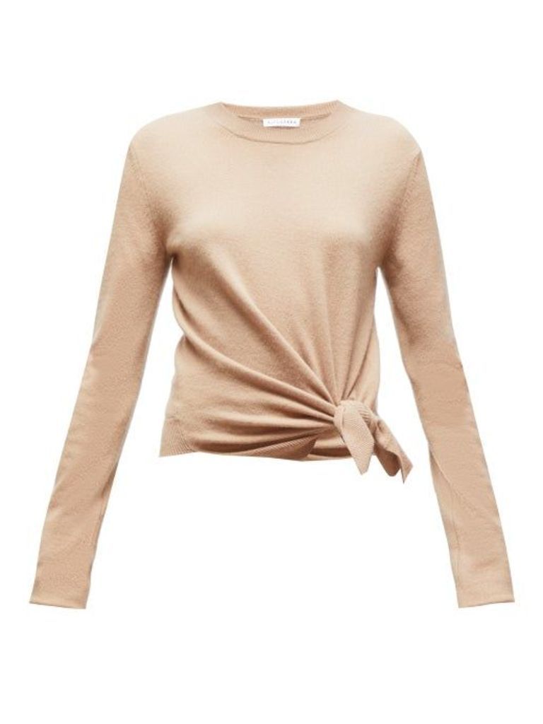 Altuzarra - Nalini Knotted Cashmere Sweater - Womens - Camel
