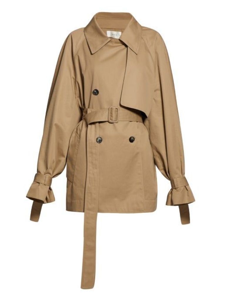 The Row - Keera Belted Cotton Twill Trench Coat - Womens - Beige