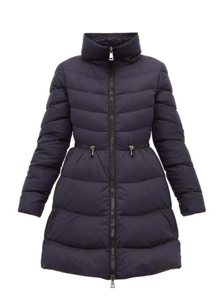 Moncler - Mirielon Fitted-waist Down-padded Parka - Womens - Navy